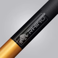 Rhino House cues in Carbon, Gold