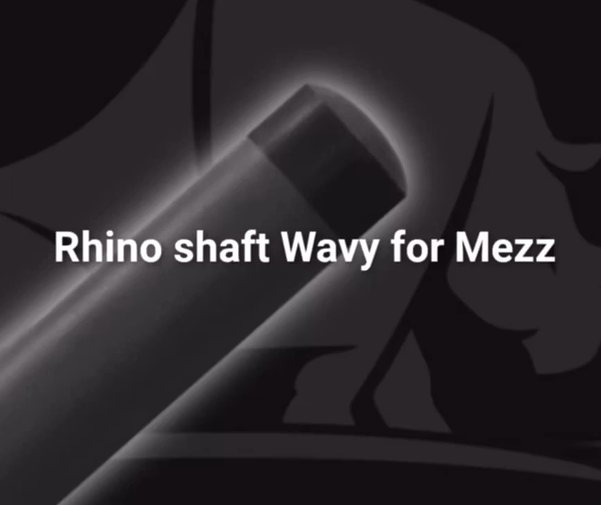 Rhino Carbon Fiber forstykke 12,2 mm, 29" Wavy for Mezz