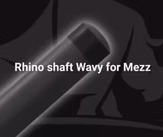 Rhino Carbon Fiber shaft 12.2 mm, 29" Wavy for Mezz