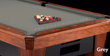 Simonis Biljarduk 760-165 pr meter GRÅ