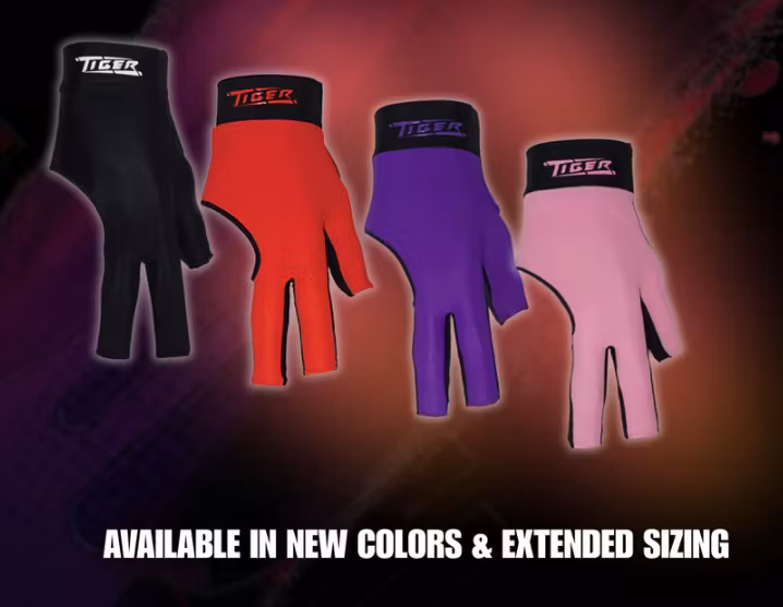 TIGER-X Hanske Rød/sort