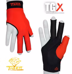 TIGER-X Hanske Rød/sort