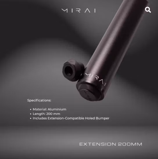 MIRAI Forlenger 200 MM