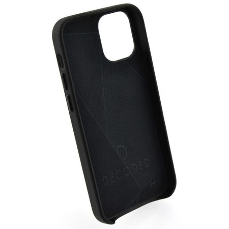 Decoded Läderskal iPhone 12 Mini Svart