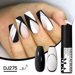 Gellack Decor - DJ275 Svart - 5ml