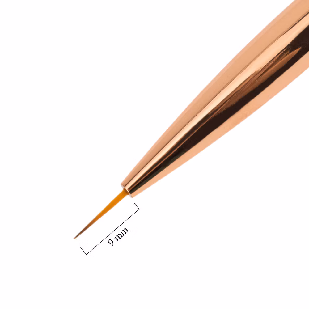 Pensel Dubbelsidig - 5mm spets + 7mm dekor