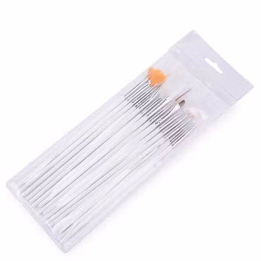 15 pack Penslar för Gel/Nagellack