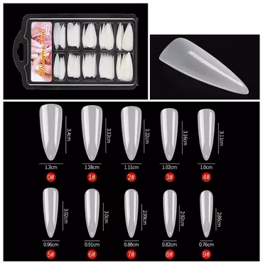 Tippar Stiletto Natur - 100 pack