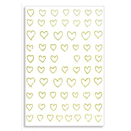 Sticker Guldhjärtan