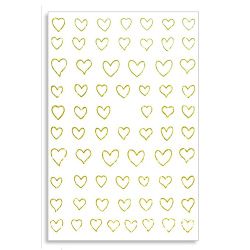 Sticker Guldhjärtan