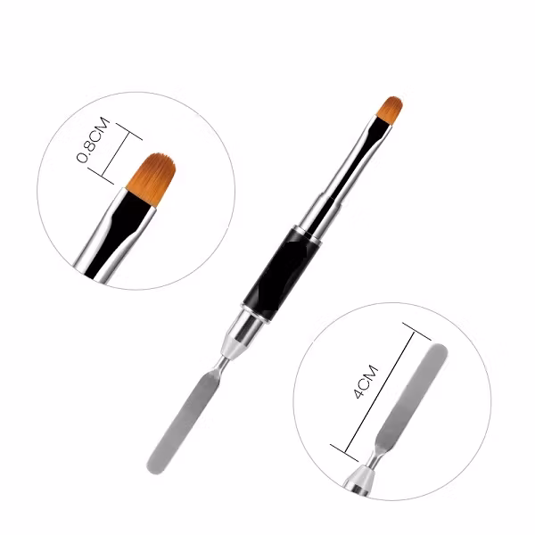Polygel Pensel & Spatel - 2 in 1