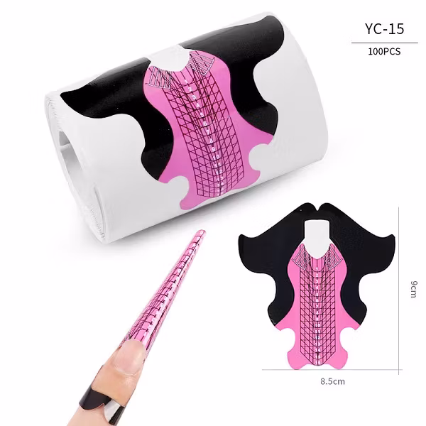 100 pack Nagelmallar  - YC-15
