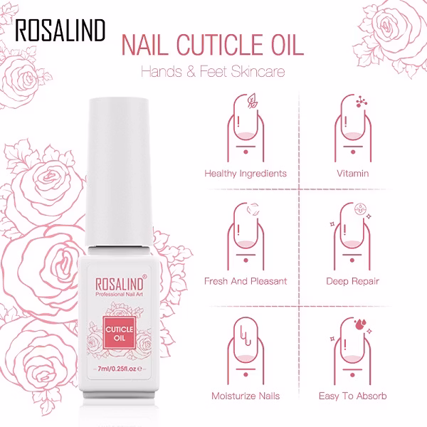Nagelbandsolja 7ml Rosalind