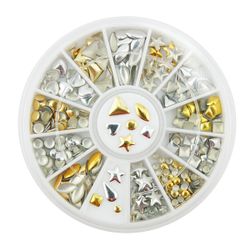 Nageldekorationer Guld/silver