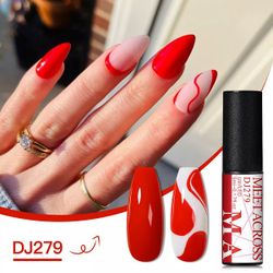Gellack Decor - DJ279 Röd - 5ml