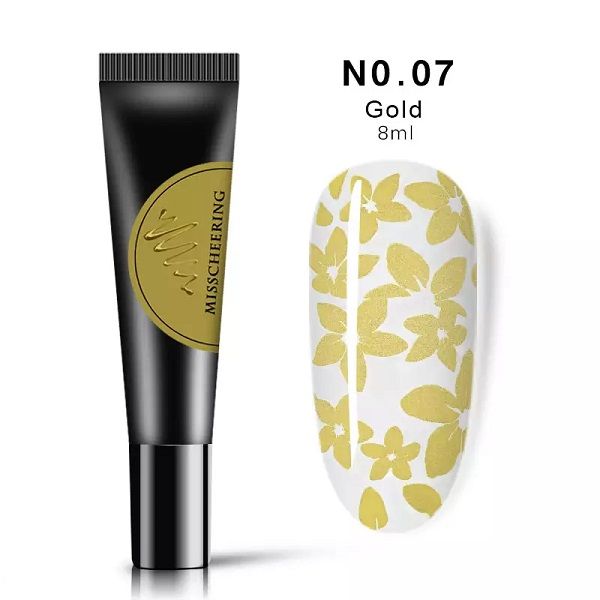 Stamping Gel / Stämpel Gel - Guld 07