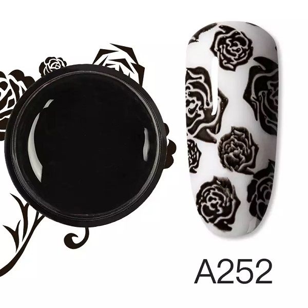 Stamping Gel / Stämpel Gel - Svart A252
