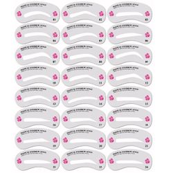 Ögonbrynsstenciler 24 pack