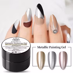 Metallic Gellack - 3 färger - 5ml