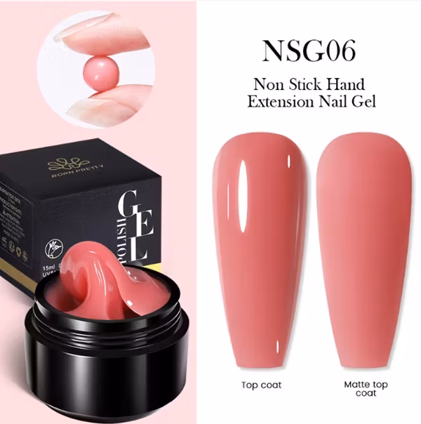 Non Stick Gel - Dark Nude - 15ml