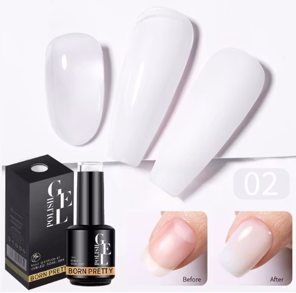 Gellack Rubber Base RB02 - Milky White15ml