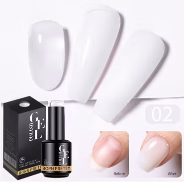 Gellack Rubber Base RB02 - Milky White15ml