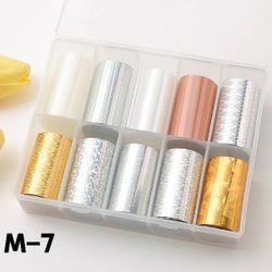 Transfer Foil - 10 olika mönster
