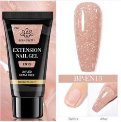 Polygel - 13 Nude Sparkling- 60ml
