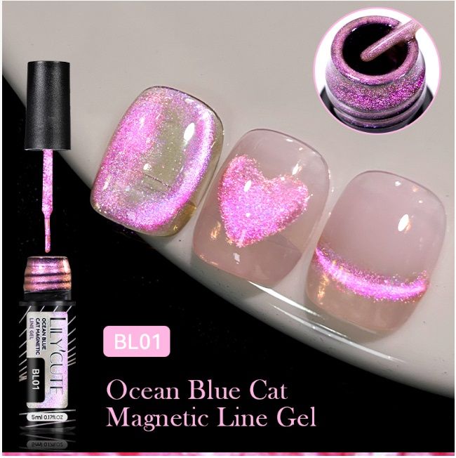 Ocean Cat Magnetic Liner Purple - 5ml