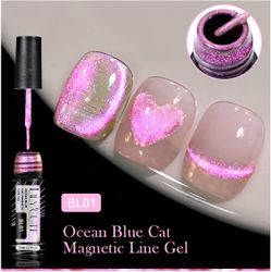 Ocean Cat Magnetic Liner Purple - 5ml