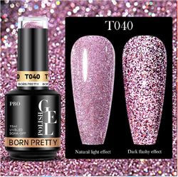 Gellack - Reflective Glitter Disco TF40 - 15 ml Hema Free