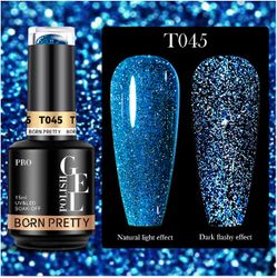 Gellack - Reflective Glitter Disco TF45 - 15 ml Hema Free