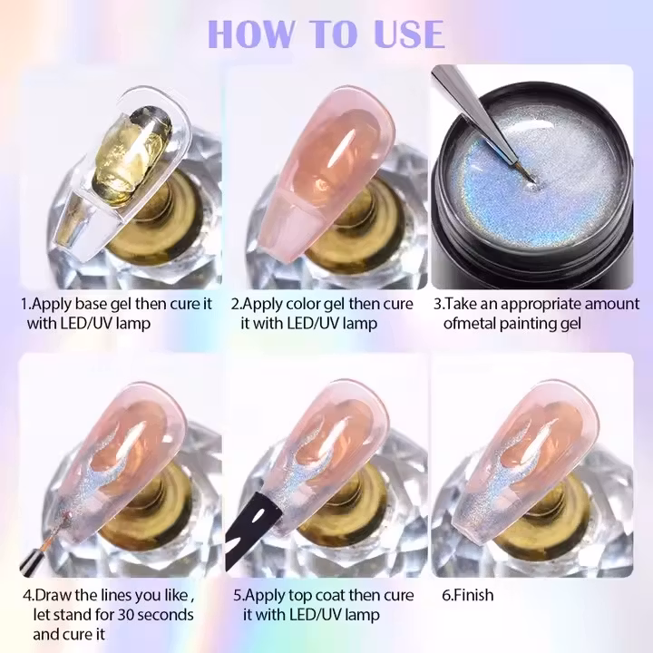 Laser Metal Painting Gel - 8ml