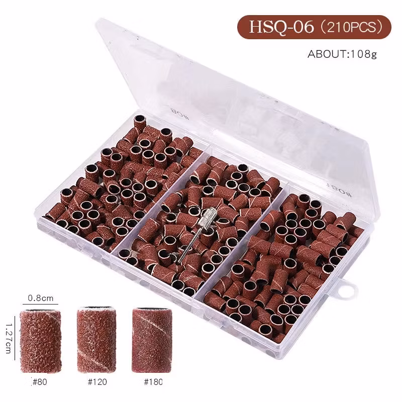 Sandpapper Drill Bits 210pcs - 3 storlekar
