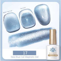 Sea Blue Cat Magnetic Gel 17- 10ml