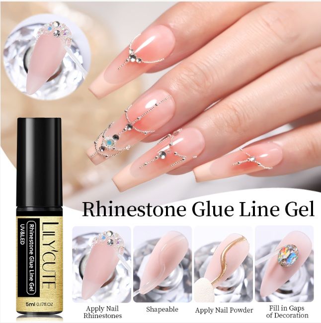 Lim för Rhinestones/ Powder / Stenar 5ml