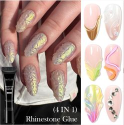 Lim för Tippar - Rhinestone Gule 4 in 1 - 15ml