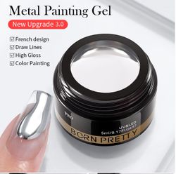 Gellack - PN01 Silver Metallic - Burk 5ml