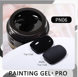 Gellack - PN06 Svart - Burk 5ml