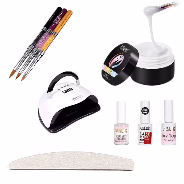 Builder Gel Kit med UV/Led Lampa