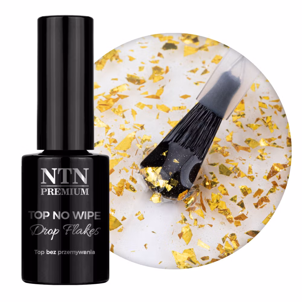 Gellack Top Coat Golden Flakes - 7g