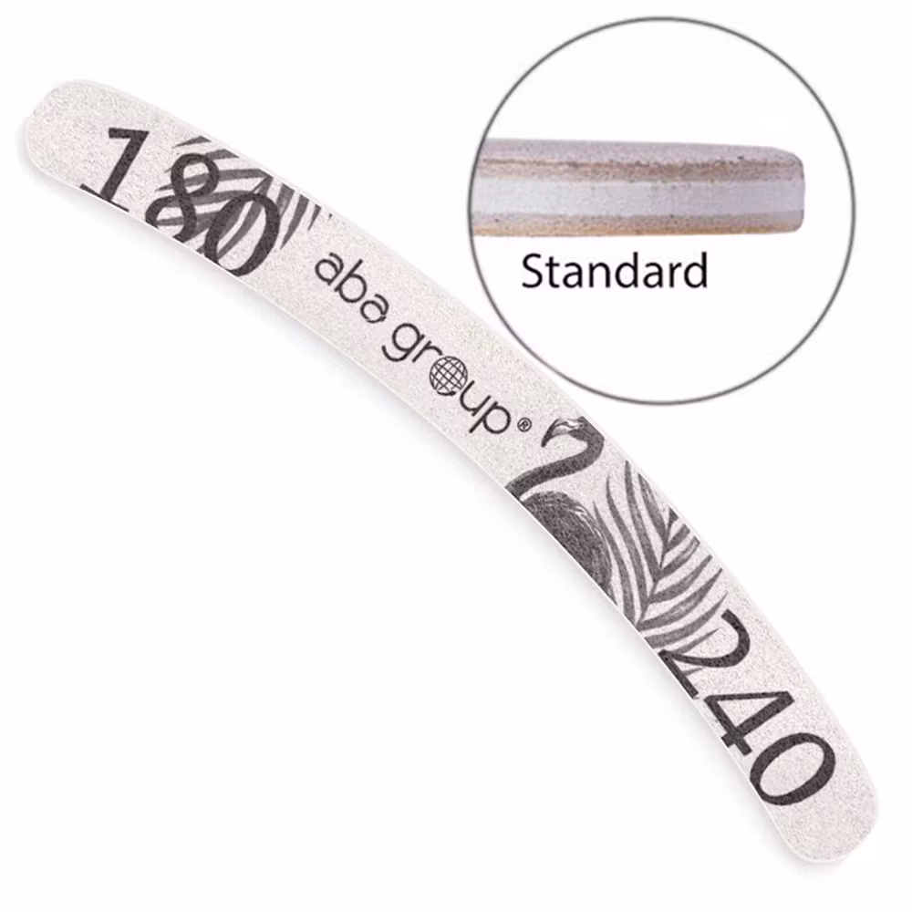 Nagelfil 180/240 - Böjd "slim"