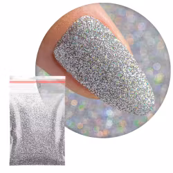 Löst Glitter Silver Nr 24 - 20g