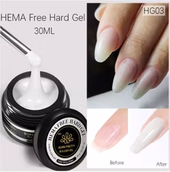 Extension Gel - White Glitter - 30ml