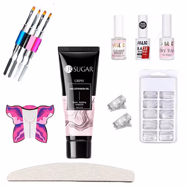 Polygel Startkit Stort - utan UV Lampa