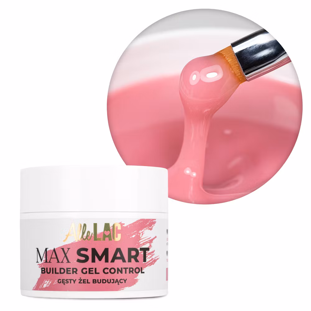 AlleLac Max Smart Builder Gel - Deep Rose 45g