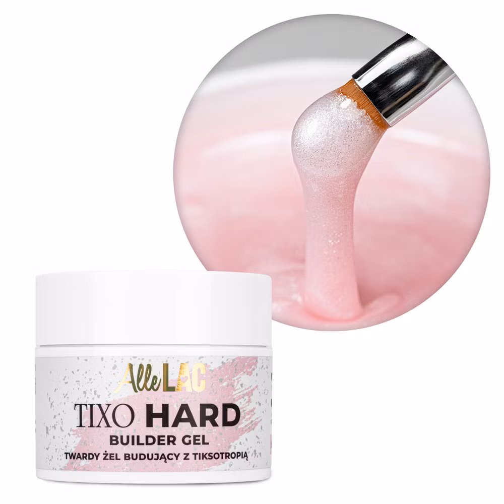 Tixo Hard Builder Gel - Sparkle Light Pink - 45g