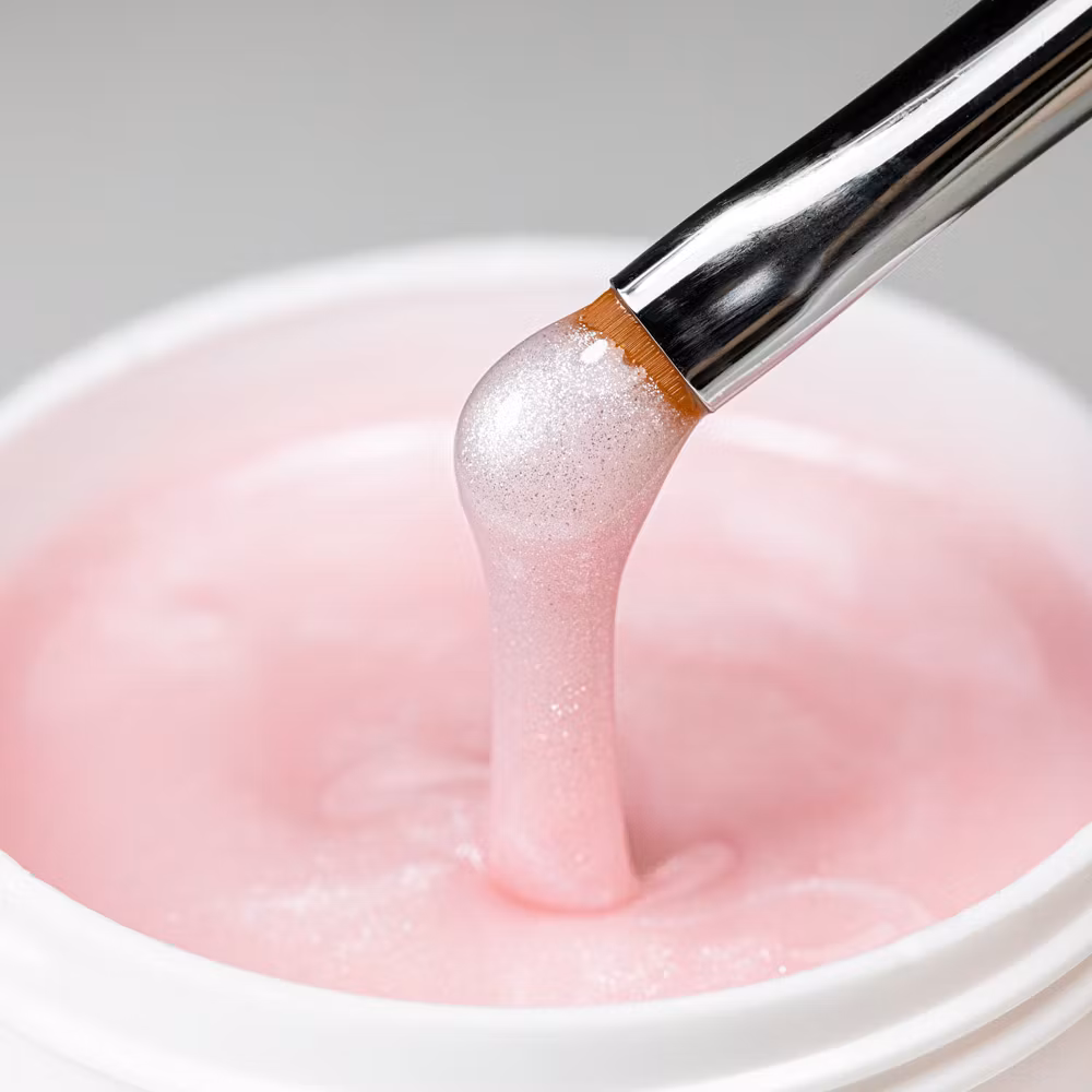 Tixo Hard Builder Gel - Sparkle Light Pink - 45g