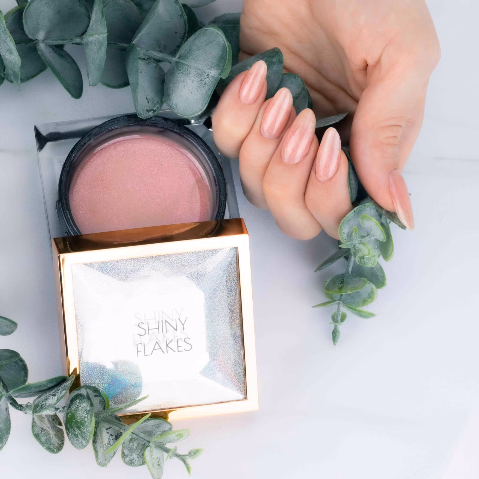 Extension Gel - Akrylgel - Shiny Flakes - 50g