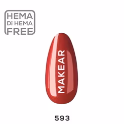Makear Gellack - Nr 593 - 8ml Hema Free